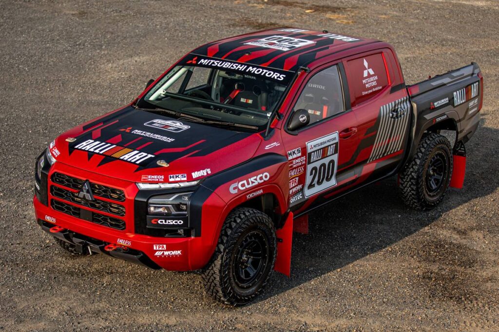 El equipo Mitsubishi Ralliart competirá en el Asia Cross Country Rally 2024